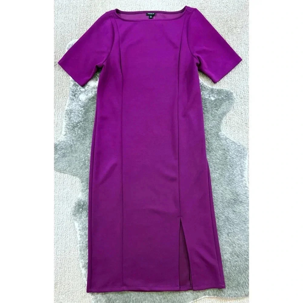NWT Torrid Midi Studio Cupro Bodycon Dress - Picture 3 of 12